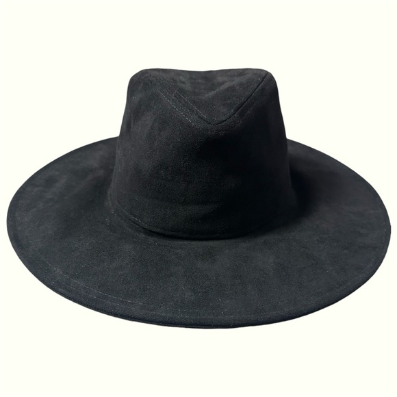 San Diego Hat Black Pioneer Faux Suede Fedora NEW - Picture 1 of 9